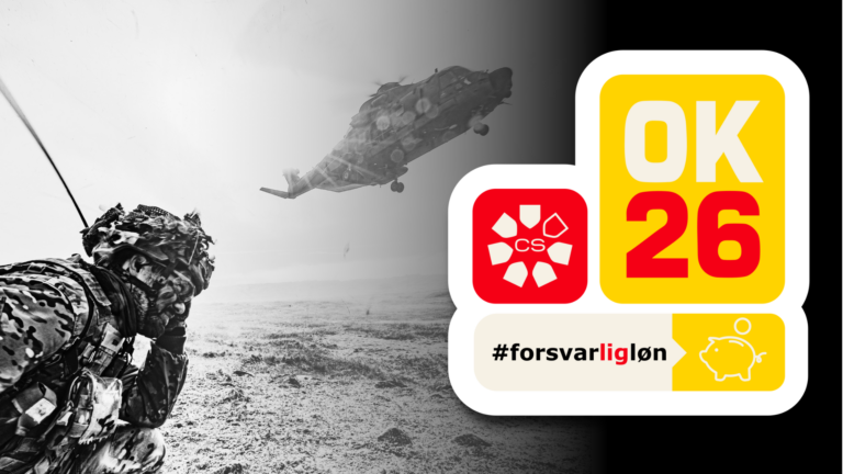 Forsvarets største fagforening ser omfattende problemer i lønanalyse: Løn er det udslagsgivende