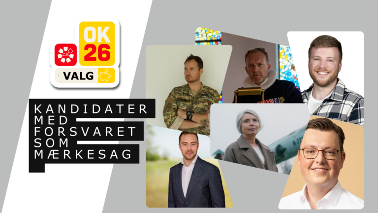 Se listen: Kandidater med Forsvaret som mærkesag