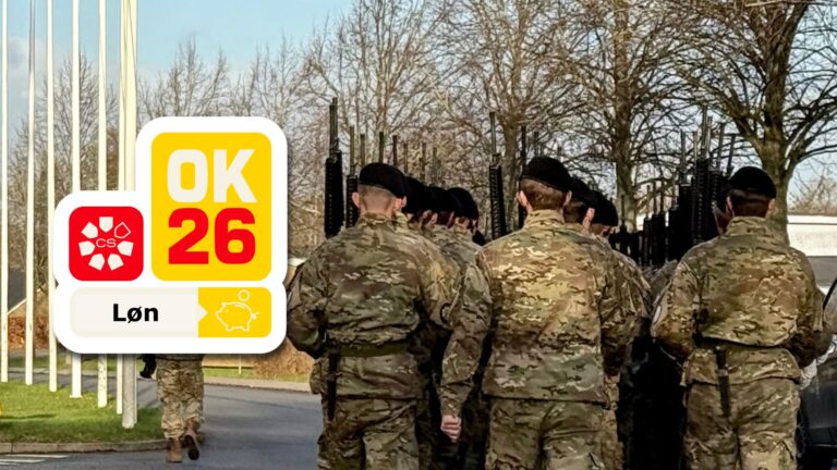 OK26: Lønstigninger på det militære område